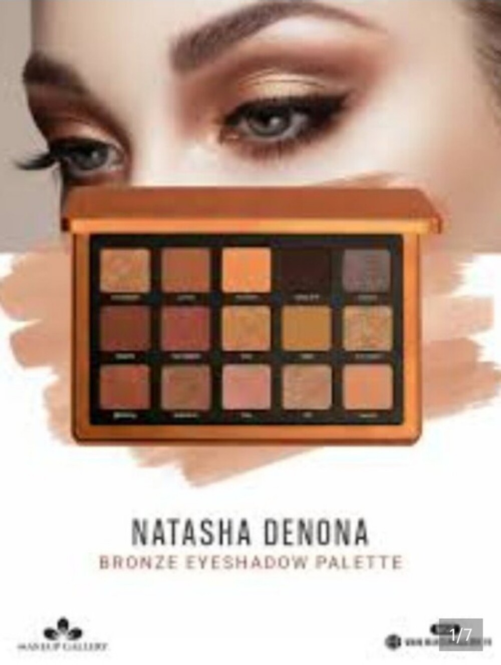 Natasha Denona Bronze Eyeshadow Palette — Warm Copper, Bronze & Gold Shades